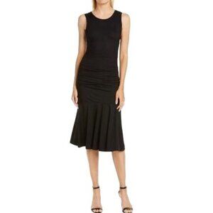 Diane von Furstenberg Jace Dress Women M Black Drop Waist Classic Basic Designer